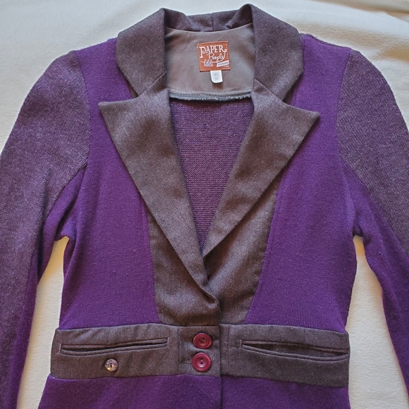Paper People Clothing upcycled blazer - Picture 3 of 12